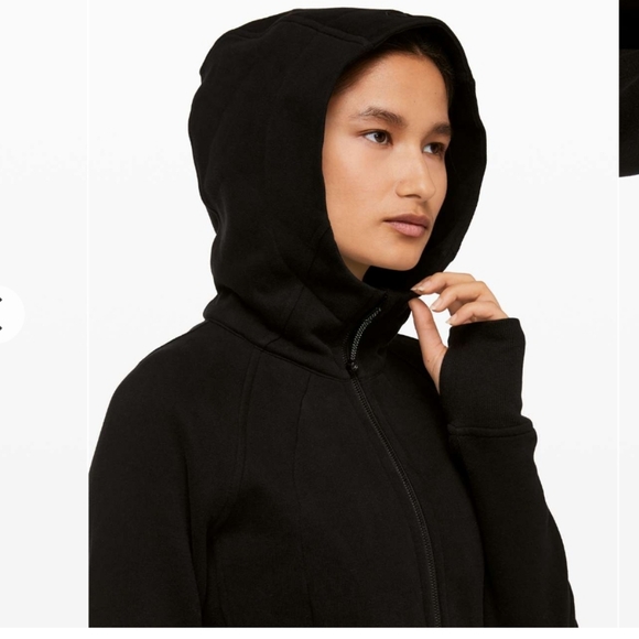 Lululemon Scuba Hoodie light cotton fleece black - Picture 3 of 12
